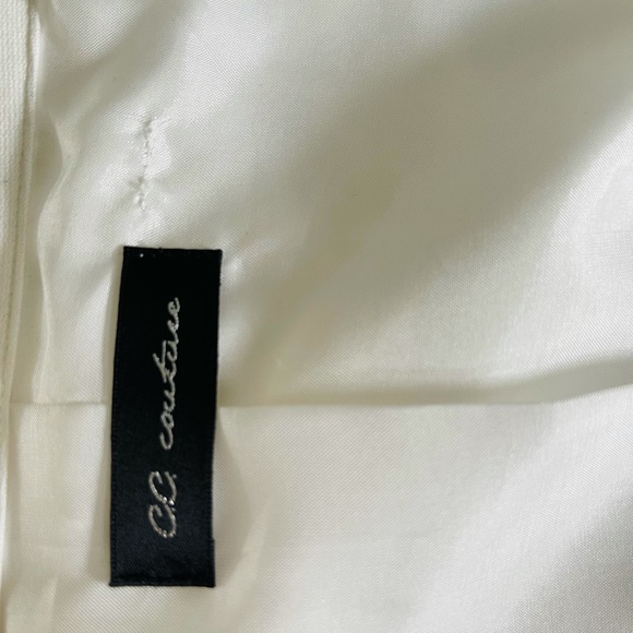 Black & White Collared Couture Blazer - Picture 3 of 4